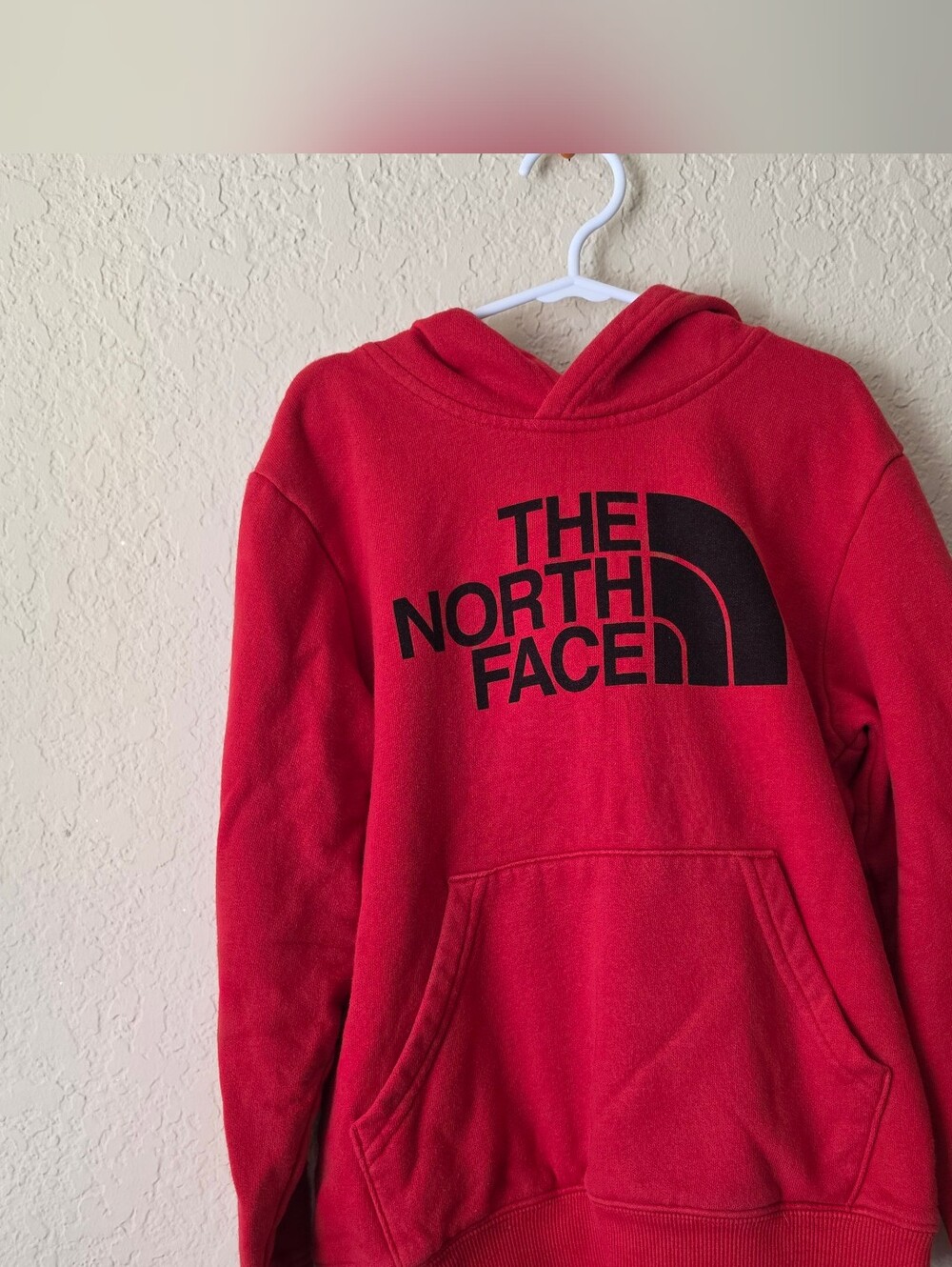 The North Face Youth Small 7/8 Red Pullover Hoodie